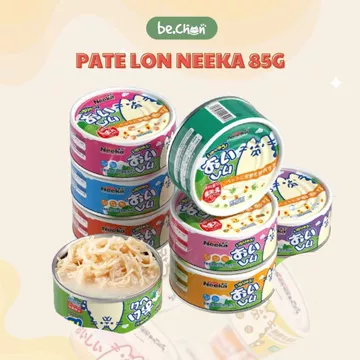 Pate cho mèo, pate neeka cho chó mèo, pate lon cho thú cưng 85g BECHON