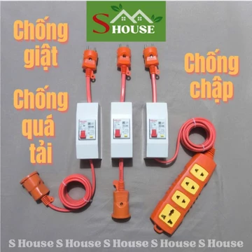 Bộ chống giật và Ổ điện chịu tải Chống giật Chống chập và Chống quá tải