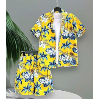 Thanh lý bộ đồ đi biển họa tiết hoa lá chất vải kate mềm mại đủ size từ 6kg đến 120kg