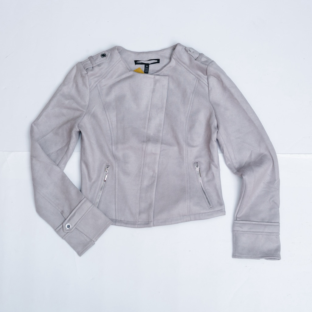 ÁO KHOÁC WHBM DA LỘN XÁM (231120077)