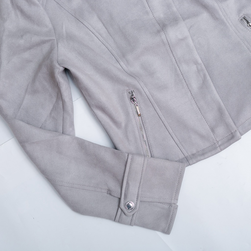 ÁO KHOÁC WHBM DA LỘN XÁM (231120077)