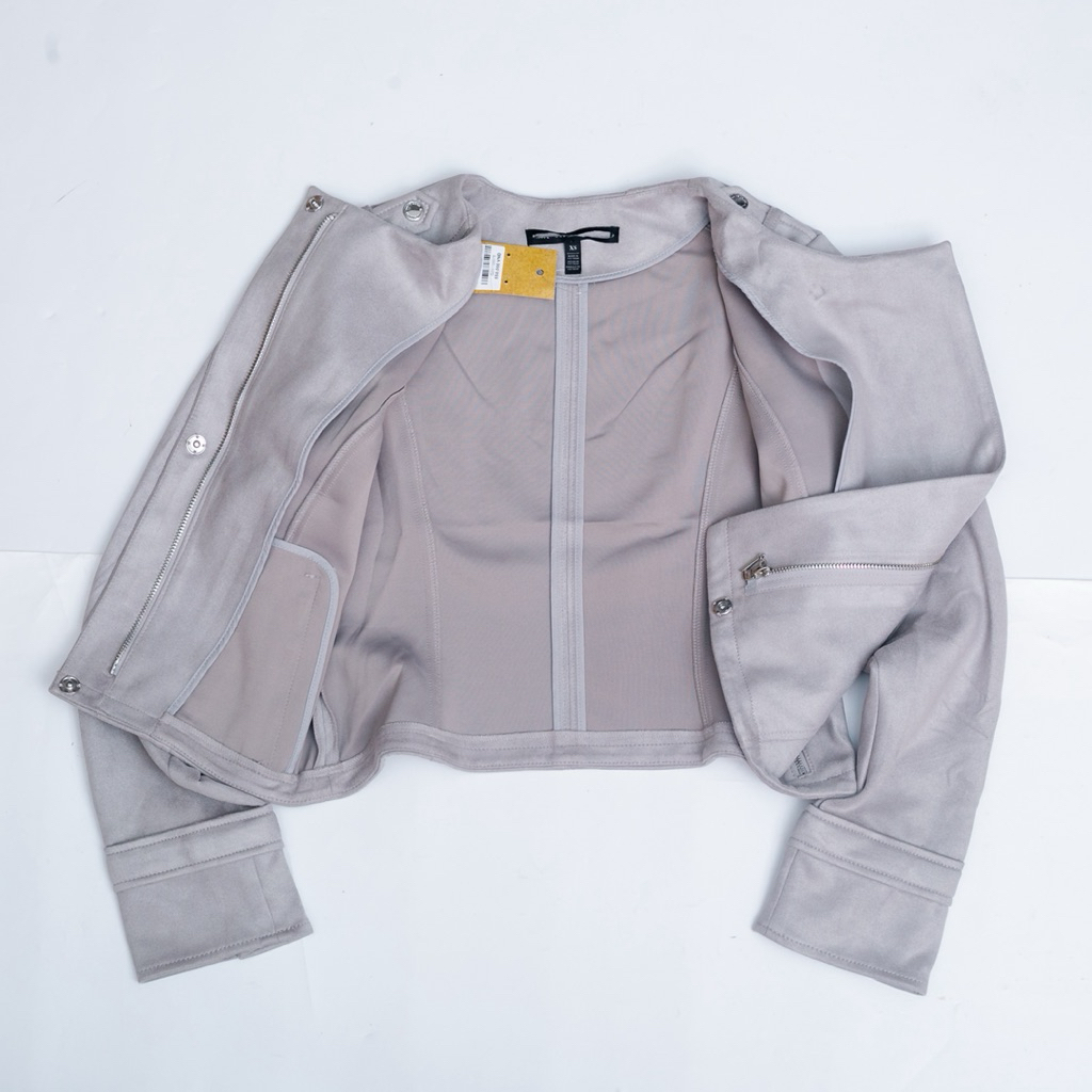 ÁO KHOÁC WHBM DA LỘN XÁM (231120077)