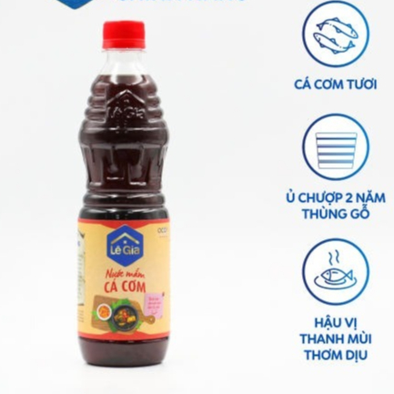 Nước Mắm Cá Cơm Lê Gia Chai Nhựa 650 ml