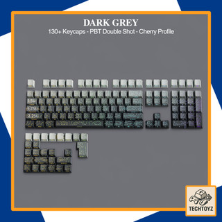 [ Xuyên Led ] Bộ Keycaps Topographic - PBT Double Shot - Cherry Profile
