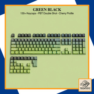[ Xuyên Led ] Bộ Keycaps Topographic - PBT Double Shot - Cherry Profile