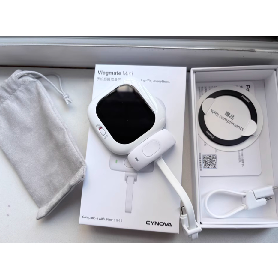 Camera Selfie CYNOVA Cho iPhone - Quay Vlog, Live Stream Chất Lượng Cao