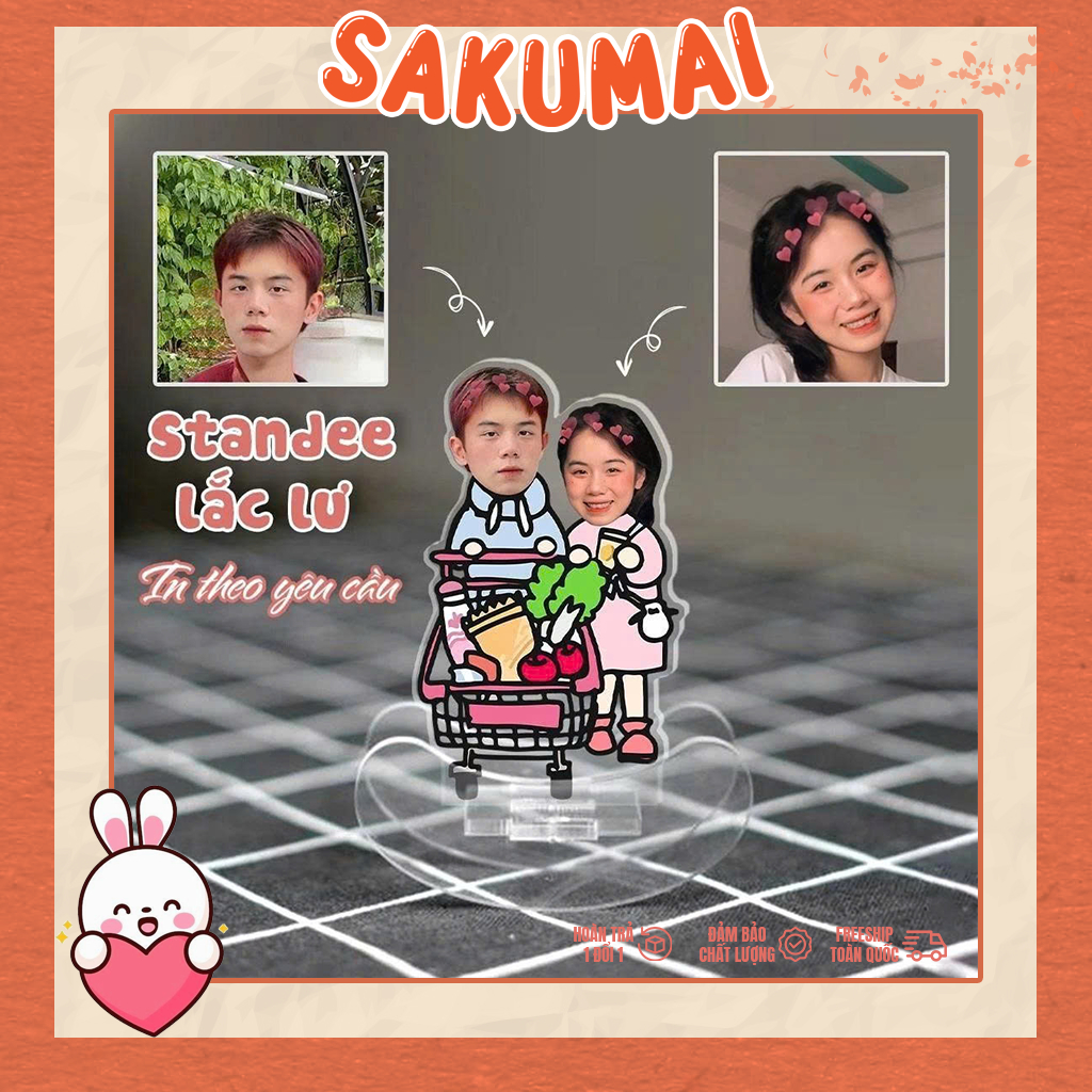 Standee Lắc Lư, Standee Lắc Lư In Theo Yêu Cầu In 2 Mặt Acrylic Dễ Thương Dùng Làm Quà Tặng Bạn Bè Người Thân - SakuMai
