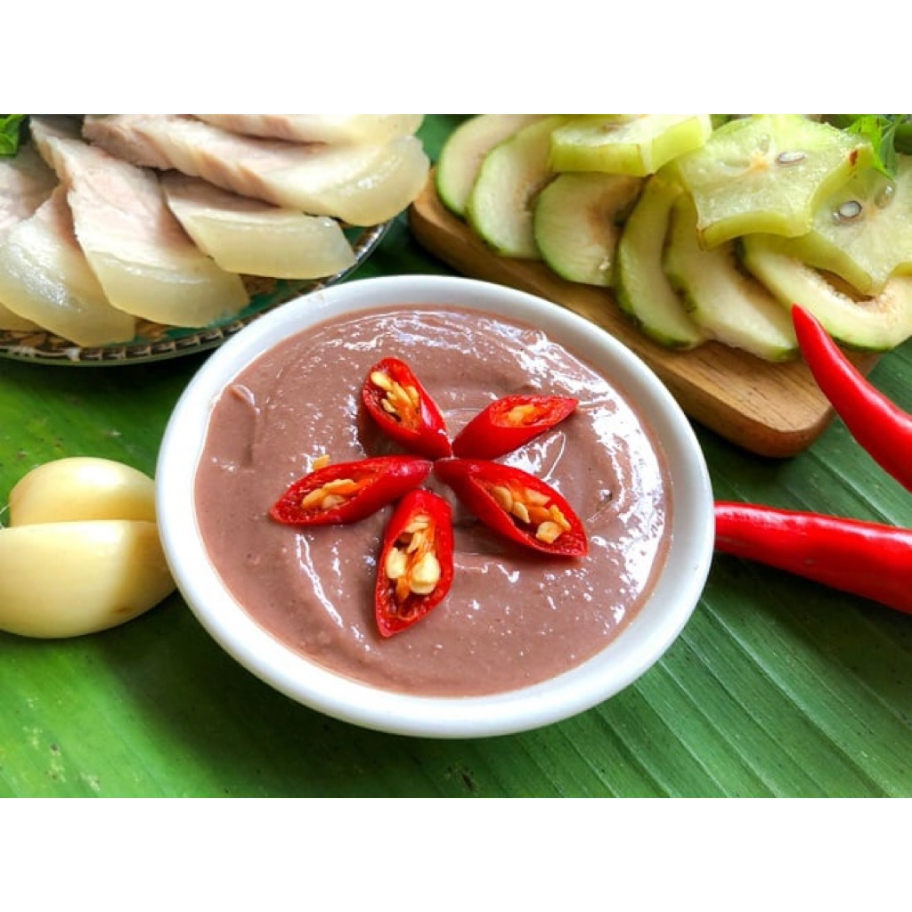 COMBO 2 HỦ - Mắm Ruốc Bà Duệ hủ lớn 400g (DATE MỚI) - Thơm Ngon Chuẩn Vị Bún Bò