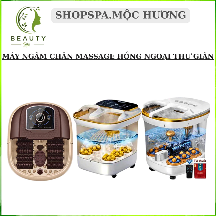 Bồn Ngâm Chân Tự Động Massage Có Sục Khí | Bồn Ngâm Chân Tự Động Có Đèn Hồng Ngoại Máy Ngâm Chân khử Mùi Hôi – 2