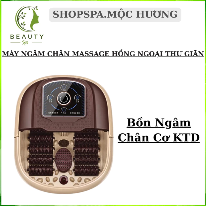 Bồn Ngâm Chân Tự Động Massage Có Sục Khí | Bồn Ngâm Chân Tự Động Có Đèn Hồng Ngoại Máy Ngâm Chân khử Mùi Hôi – 5