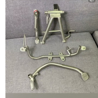 Combo 4 món chống đứng - chống nghiên - gác máy - đạp thắng inox 304 có dòng xe máy bảo hành rỉ sét cho ae