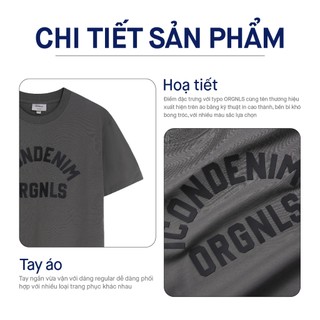 Áo Thun Nam ICONDENIM Họa Tiết Orgnls College Graphic Form Regular ATID0357