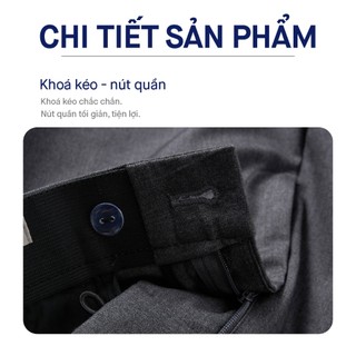 Quần Tây Nam ICONDENIM Ống Ôm Basic Trousers Form Slim QTID0050