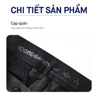 Quần Tây Nam ICONDENIM Ống Ôm Basic Trousers Form Slim QTID0050