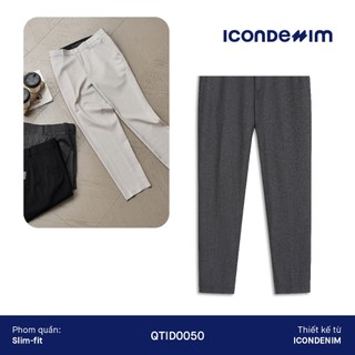 Quần Tây Nam ICONDENIM Ống Ôm Basic Trousers Form Slim QTID0050