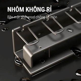 Kệ Giá Để Bàn Chải Kèm Cốc Đánh Răng đa năng, giá treo, giã đỡ bàn chải Dán Tường Chắc Chắn không cần khoan Tặng Keo