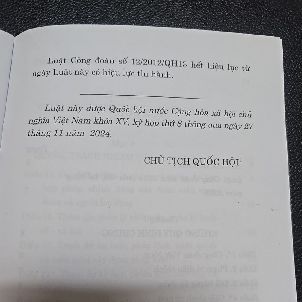 Sách - Luật công đoàn năm 2024 (sđ,bs năm 2025) (NXB Chính trị quốc gia sự thật)