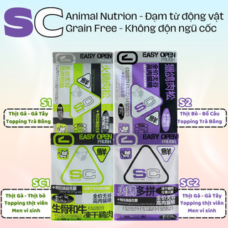 [1kg – 1.5kg] Hạt Cho Mèo SC Animal Nutrition – Grainfree, Siêu Topping, Dinh Dưỡng Đầy Đủ Cho Mèo