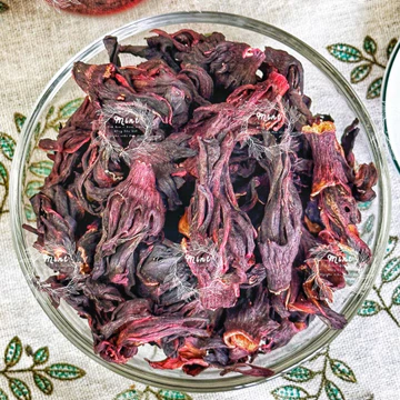 Trà Hoa Atiso Đỏ Sấy Khô (Bụp giấm - Hibiscus - Roselle - Hibiscus sabdariffa - Roselle Flower Tea) Túi 500Gram