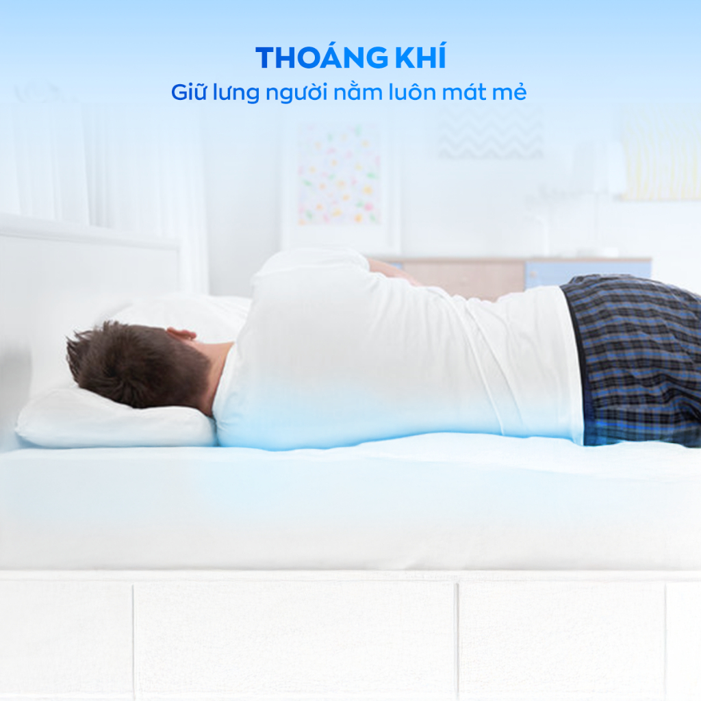 Bảo vệ nệm Doona Bamboo vải sợi tre cao cấp làm mát chống thấm nấm mốc thoáng khí khử mùi