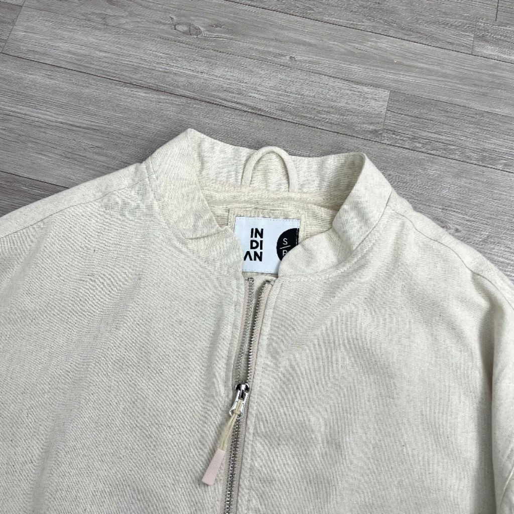 (BomoHouse) Áo khoác bomber linen 2 lớp bigsize - dư xịn VNXK
