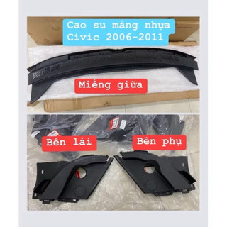 Bộ máng nước Civic gen8 máng nhựa chân kính Civic 2006-2011 gioăng kính lái Civic