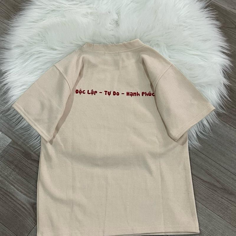 Áo thun babytee NỮ DÁNG ÔM in hình NÓN LÁ 3D CỜ VIỆT NAM chất Cotton tăm zip mềm mịn mẫu mới 2025