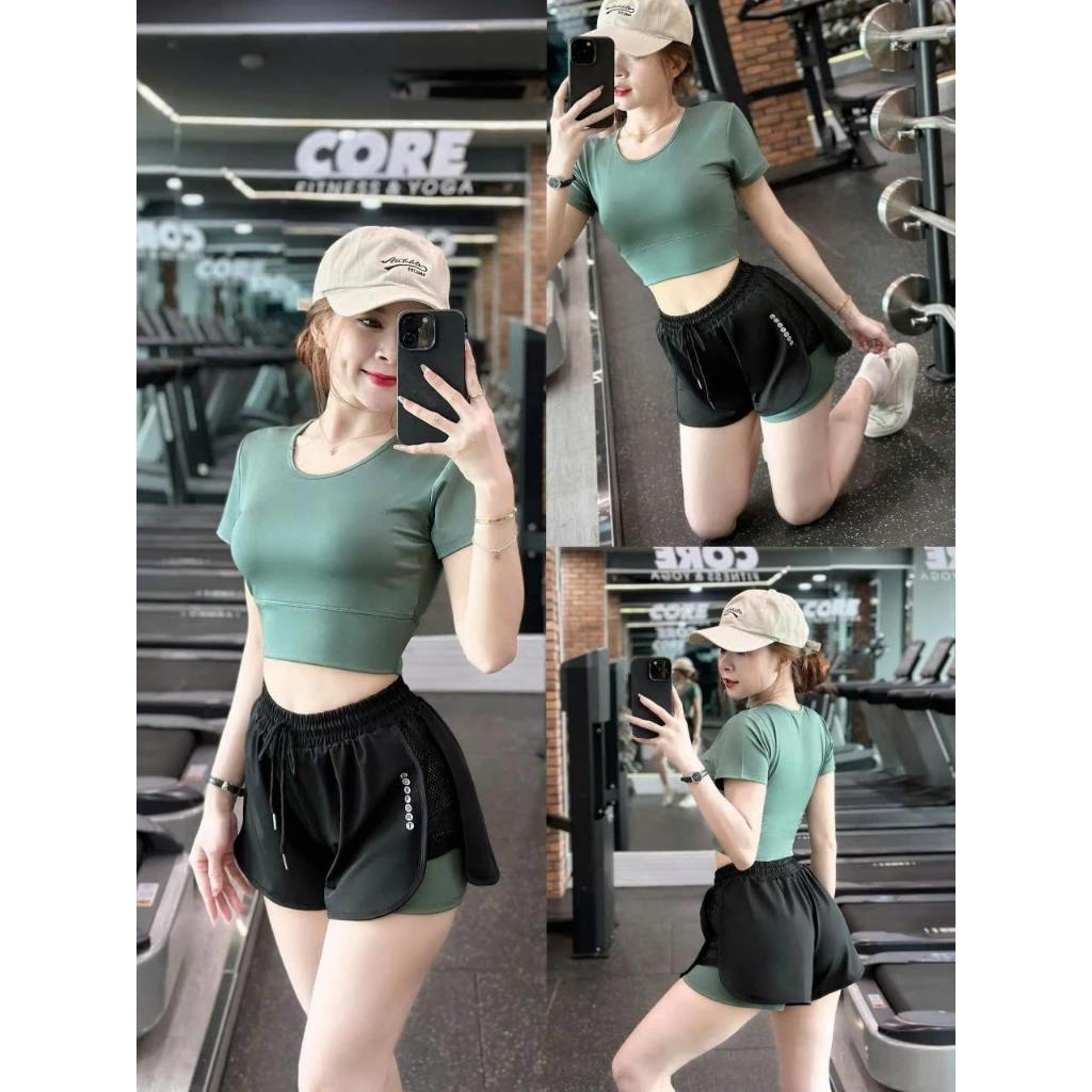 Bộ Tập Nữ Crtop Bộ Tập Thể Thao Nữ Chất Đẹp Có Kèm Mút Ngực, Tập Gym - Yoga - Aerobic MMESPORT