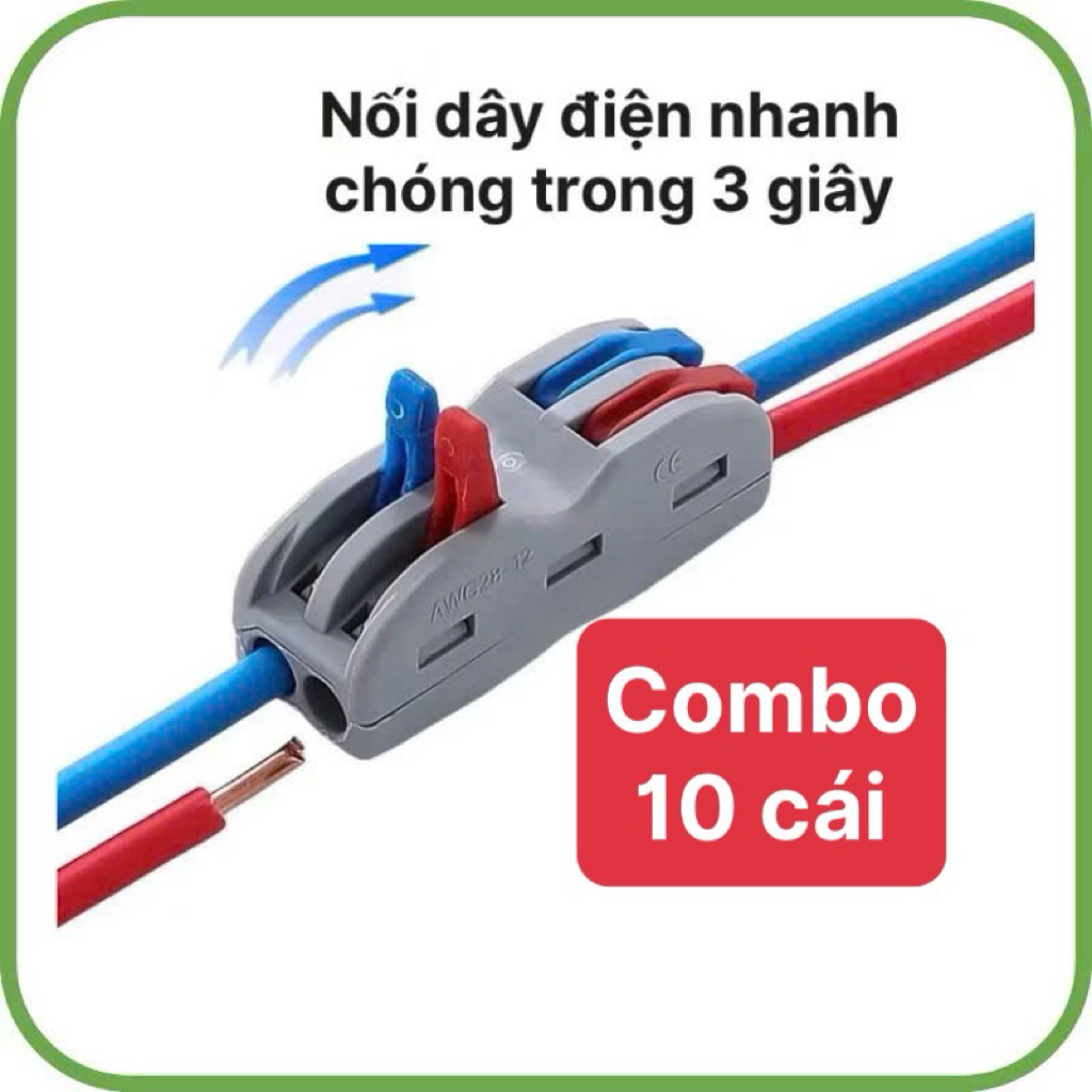 Cút nối dây điện 2 ra 2 thông minh, nhanh chóng, tiện lợi và dễ sử dụng