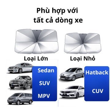 Ô che nắng kính lái ô tô chống nóng PICAUTO bản tráng titan cao cấp, cách nhiệt bảo vệ nội thất ô tô