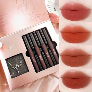 Set 4 Son cace tặng kèm dây chuyền