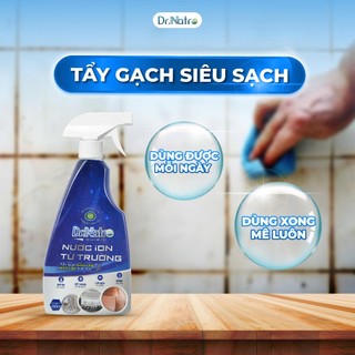 [Tặng 1 gói nước dưỡng hoa 5ml] Tẩy đa năng DrNatro chuyên gia đánh bay mọi vết bẩn cho đồ dùng sạch như mới, Chai 500ml