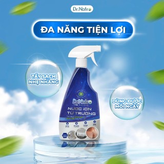 [Tặng 1 gói nước dưỡng hoa 5ml] Tẩy đa năng DrNatro chuyên gia đánh bay mọi vết bẩn cho đồ dùng sạch như mới, Chai 500ml