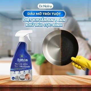 [Tặng 1 gói nước dưỡng hoa 5ml] Tẩy đa năng DrNatro chuyên gia đánh bay mọi vết bẩn cho đồ dùng sạch như mới, Chai 500ml