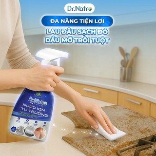 [Tặng 1 gói nước dưỡng hoa 5ml] Tẩy đa năng DrNatro chuyên gia đánh bay mọi vết bẩn cho đồ dùng sạch như mới, Chai 500ml