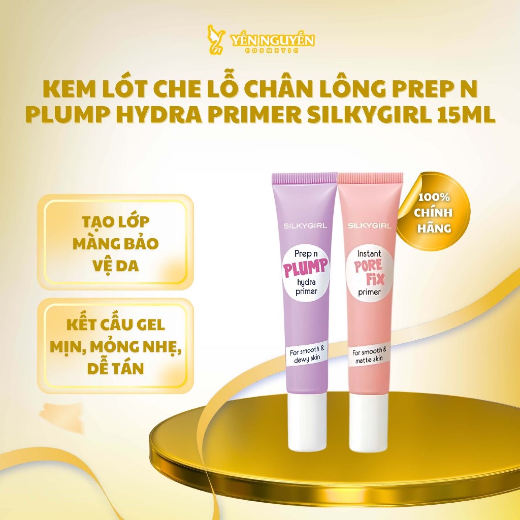 Kem Lót Che Lỗ Chân Lông Prep N Plump Hydra Primer Silkygirl 15ml ...