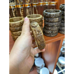 Lắc Tay Trầm Hương 12 con giáp Phong Thuỷ Phú Gia Tài Lộc