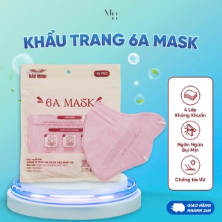 Set Khẩu Trang 6A Bảo Minh Với 4 Lớp Kháng Khuẩn, Lọc Bụi Chống Nắng Cao