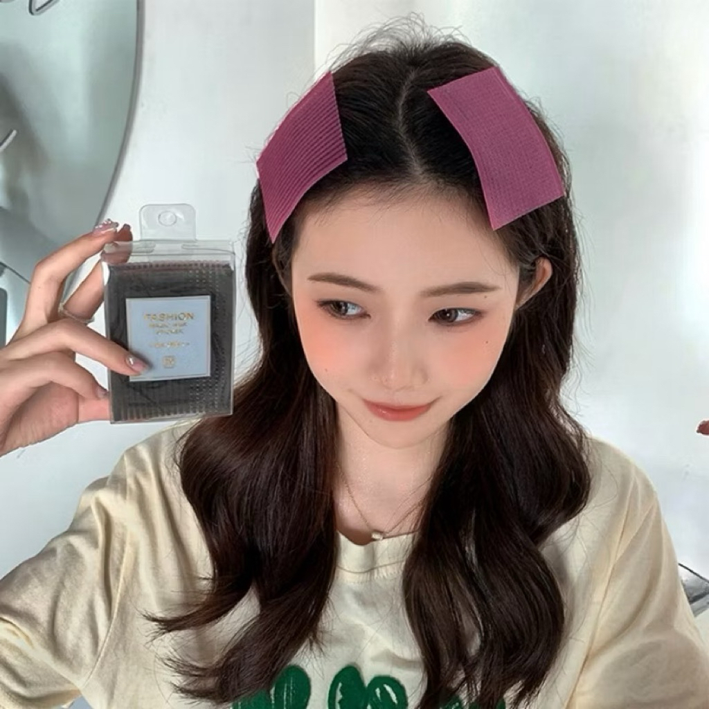 Set 10 miếng dán tóc thời trang nhiều màu sắc hộp 10