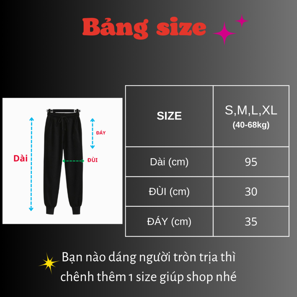 Quần dài nỉ trơn bo rút gấu nam nữ đủ size 40-68kg