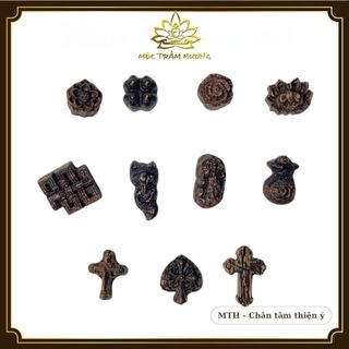 Charm Trầm Hương Sánh Chìm Tự Nhiên Xỏ Vòng Tay Phong Thủy - Mộc Trầm Hương MTH