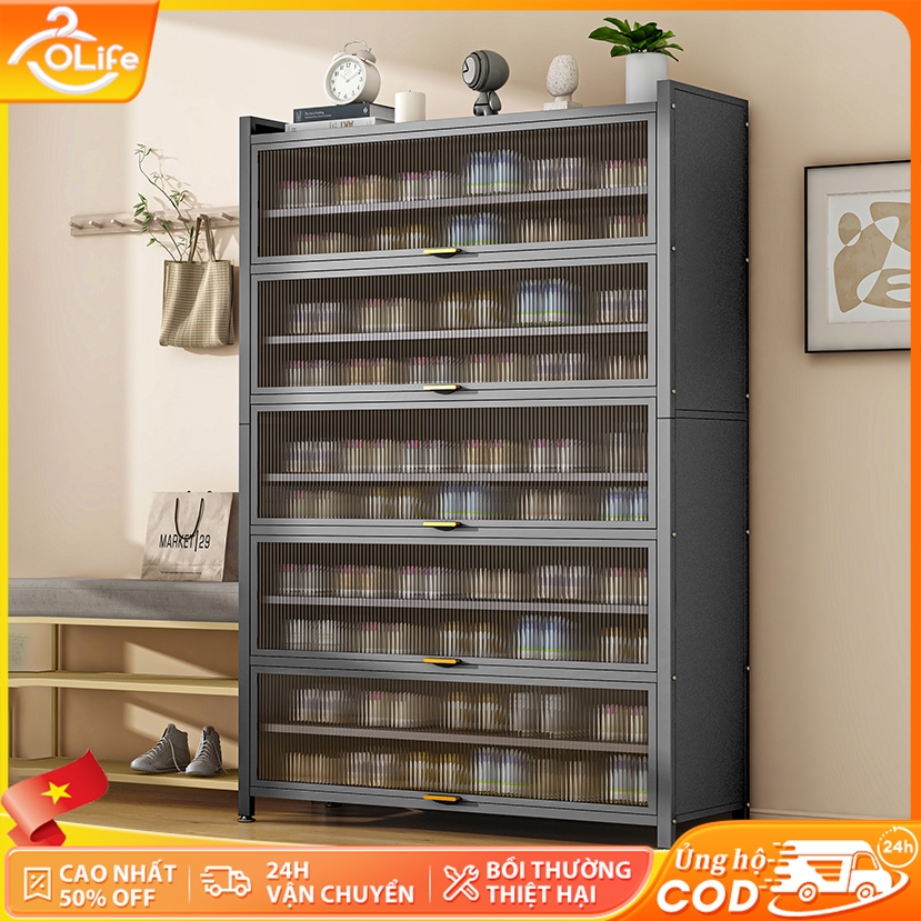 𝐎𝐥𝐢𝐟𝐞 Kệ Để Giày Đa Năng Giá Để Giày  5~11 Tầng Kệ Để Đồ Nhiều Tầng Cứng Cáp Cứng Cáp Chống Bụi
