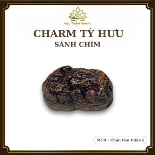 Charm Tỳ Hưu Sánh Chìm Mộc Trầm Hương MTH Trầm Hương Chính Hãng