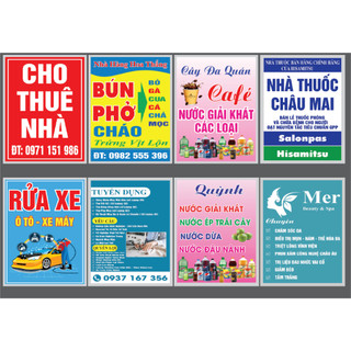 IN BẠT QUẢNG CÁO, BĂNG RÔN THEO YÊU CẦU - MIỄN PHÍ THIẾT KẾ