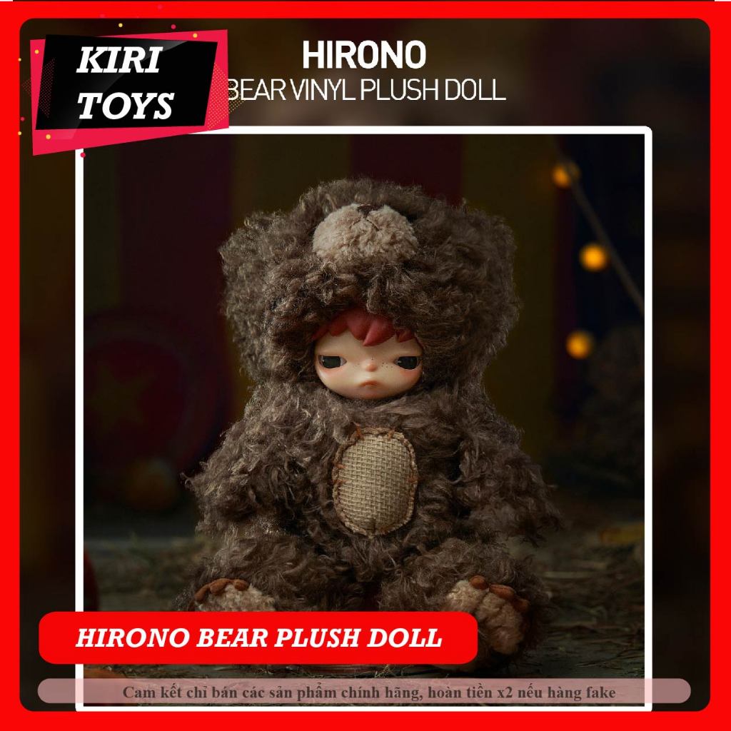 Hirono Bear Vinyl Plush Doll chính hãng - Pop Mart | Shopee Việt Nam
