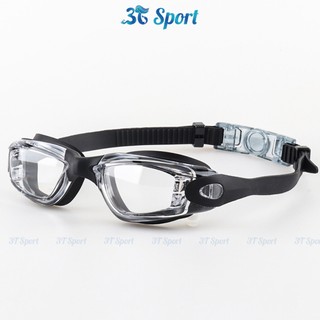 Kính bơi cao cấp người lớn chống tia UV không mờ kính tráng gương chống nước KB-XF1300