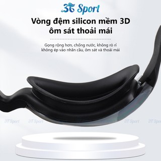 Kính bơi cao cấp người lớn chống tia UV không mờ kính tráng gương chống nước KB-XF1300