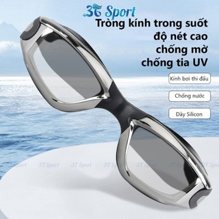 Kính bơi cao cấp người lớn chống tia UV không mờ kính tráng gương chống nước KB-XF1300