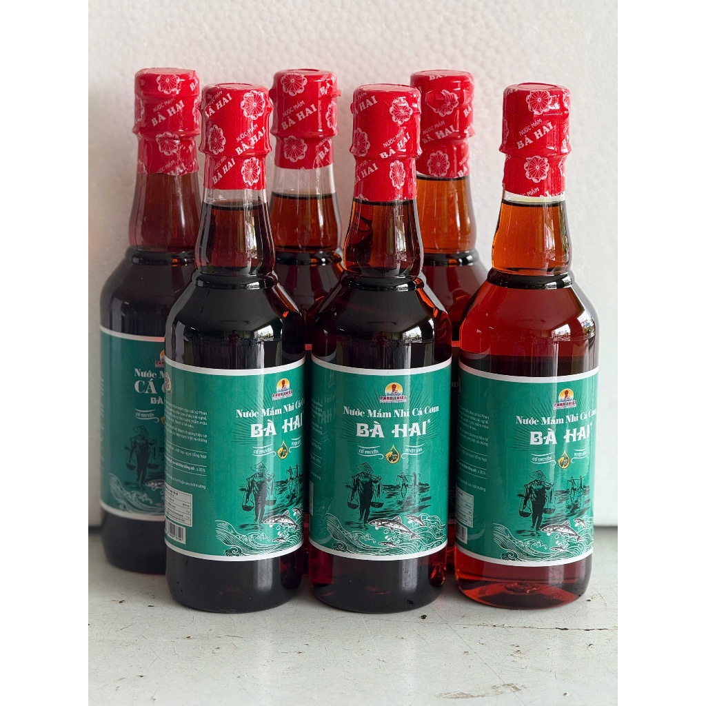 Nước mắm nhỉ cá cơm Bà Hai MS35 6chai x 500ml (pet)