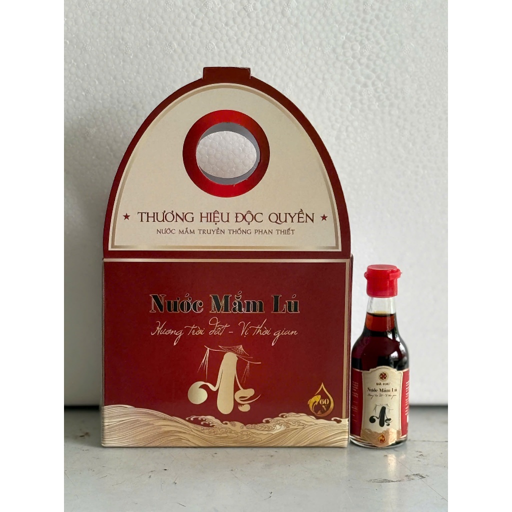 Nước mắm lú Bà Hai 60 độ đạm 8 chai x 60ml